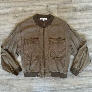 Young Fabulous & Broke Olive Green Bomber Jacket